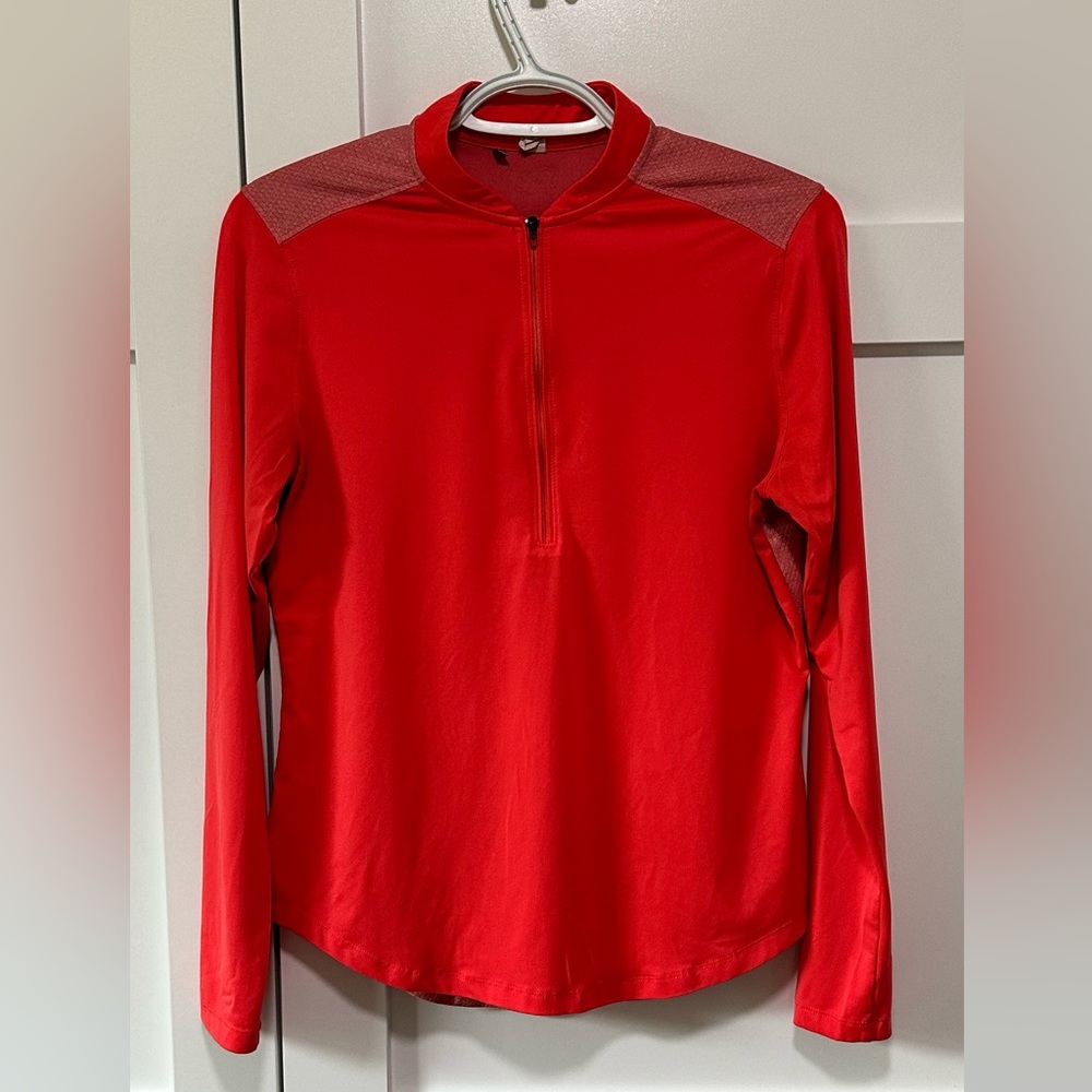 Under Armour Coral Long Sleeve 1/4 Zip Pullover – Size M